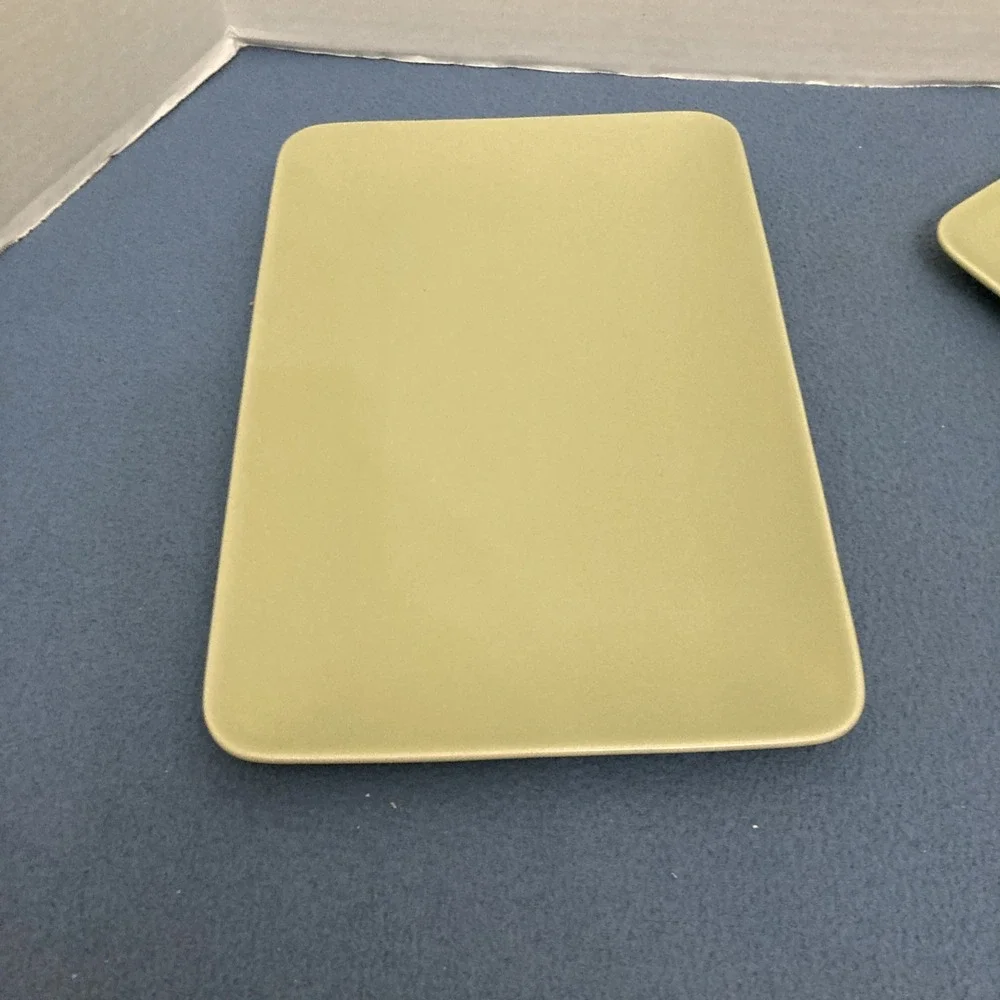 IKEA Dinera Light Green Rectangular Dinner Plates‎ 12x8